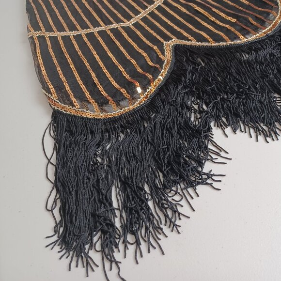 Uniq Sense Fringe Bead Sequin Flapper Dress - Picture 9 of 16